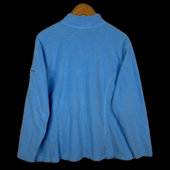 LLBean Women Full Zip Micro Fleece Layer Jacket Sz 1X Lightweight Outdoor Active - Picture 3 of 10